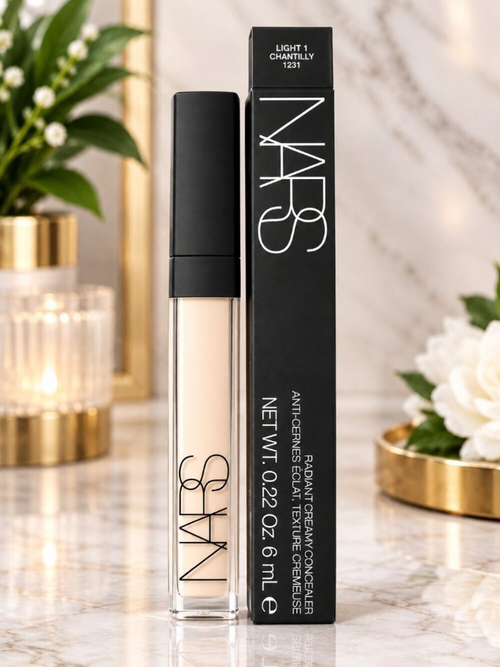 NARS Radiant Creamy Concealer Chantilly L1 0.22 oz Full Size Sealed